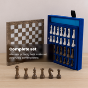Ravendi Luxe Marmeren Schaakbord Sanddune & White Chess