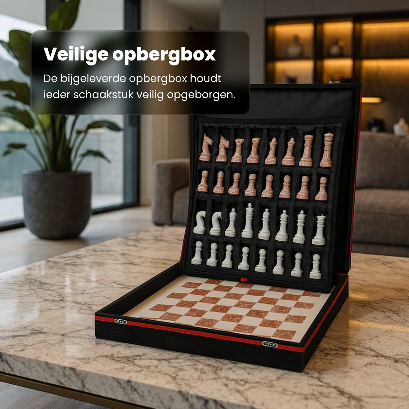 Ravendi Rosé Chess Set